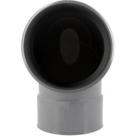 Coude PVC - - D.125 - Intérieur - Vendu à l'unité - Raccord coude (1/3)