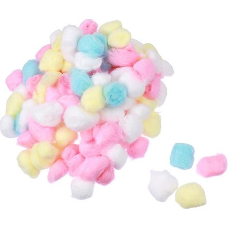 Lot de 5 boules de coton pour hamsters (1/3)