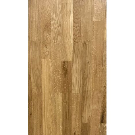 Parquet contrecollé chêne 180mm – 3 frises – Vernis mat – Lames clipsables 1180mm – Pose flottante ou collée