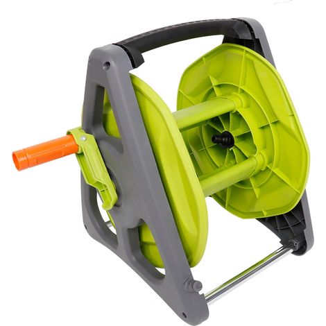 Soporte plegable y portátil de 45 m para manguera de jardín, ideal para regar y plantar en exteriores. (1/5)