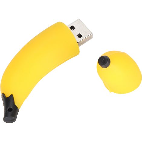 Clé USB Banane 2 Go - Cadeau Créatif pour École, Bureau et Loisirs
