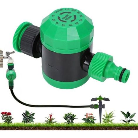 Minuterie d'Irrigation - Contrôleur d'Irrigation Intelligent Automatique pour Pelouse Jardin Piscine Extérieur Vacances (1/4)