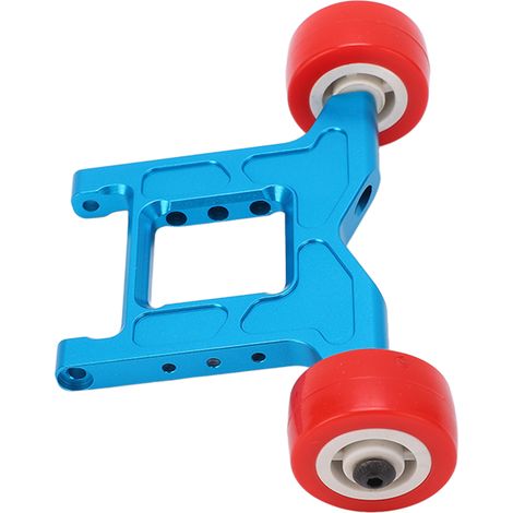 Roue antiroulis arrière poreuse RC Head Up Wheel pour Arrma Granite pour Typhoon 1/10 RC Car Blue (1/5)