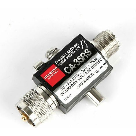 Connect radio adaptat répét antenne coaxiale parafoudre protect de surtension (1/4)