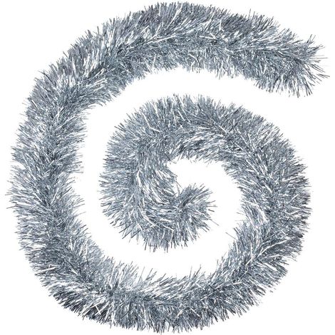 Girlande Boa Feinstrang 15cmx2m 8-lagig Silber - Kleines silber