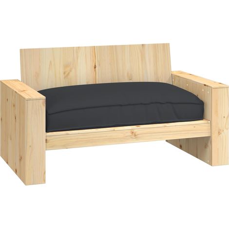 Coussin Noir 120 x 80 x 12 cm Tissu Oxford (1/5)