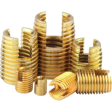 Inserts filetés M2M20, écrous à douille fendue autotaraudeurs en (1/5)