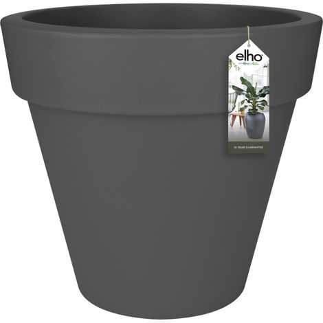 Elho Pure Round 60 Anthracite Vaso Rotondo