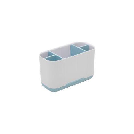 1 portacepillos de dientes con orificios de drenaje, estante inferior extraíble para guardar cepillos de dientes eléctricos, d - Crezuo (1/4)