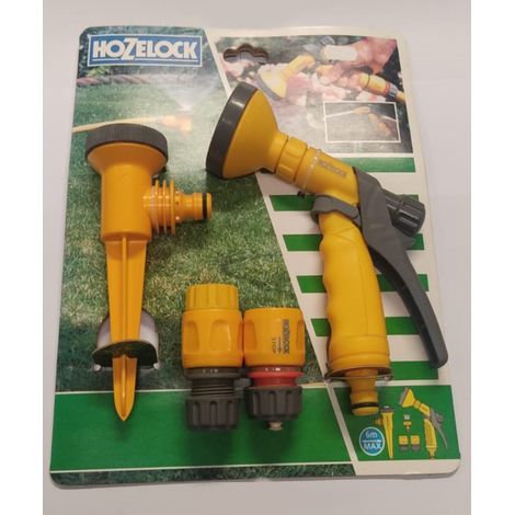 HOZELOCK - KIT PER GIARDINAGGIO E IRRIGAZIONE - IDROPISTOLA CON ACCESSORI