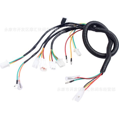 Applicable to Yamaha PW50, PW 50, Peewee 50 1983-2006 full vehicle wiring harness bus (1/4)
