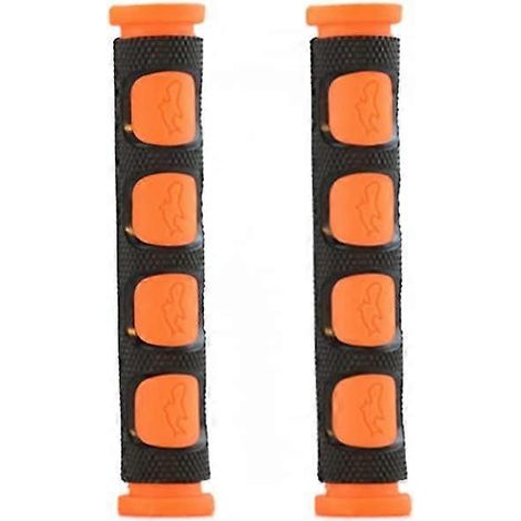 1 paire de poignées de frein universelles antidérapantes en silicone pour freins de moto et de vélo électrique, orange (1/5)