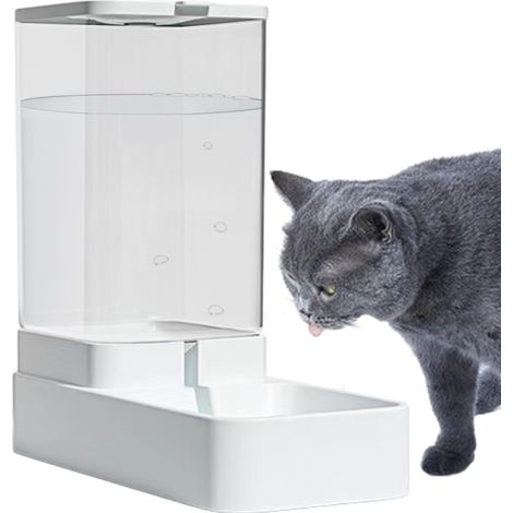 Distributeur Eau Chat Automatique Distributeur Eau Chien Ensemble De Mangeoires pour Animaux De Compagnie, 3,8 L (1/5)