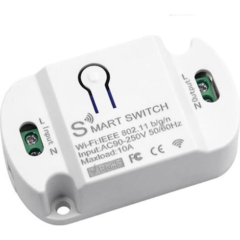 Tuya Wifi Smart Switch 10A Minuterie LED Smart Life APP Module D'Automatisation de Commande Vocale