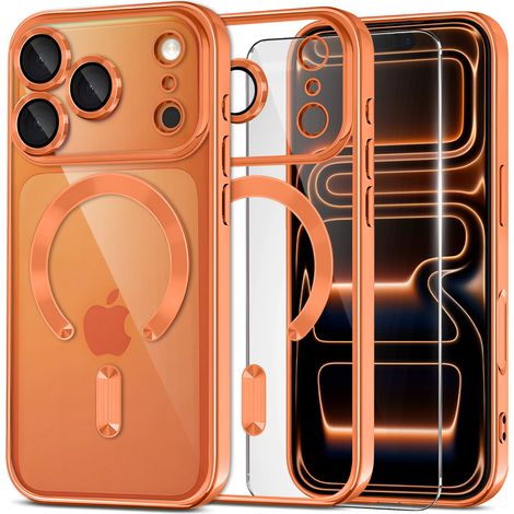 Funda Electro MagSafe para iPhone 17 Pro - Oro + Protector de pantalla (1/5)