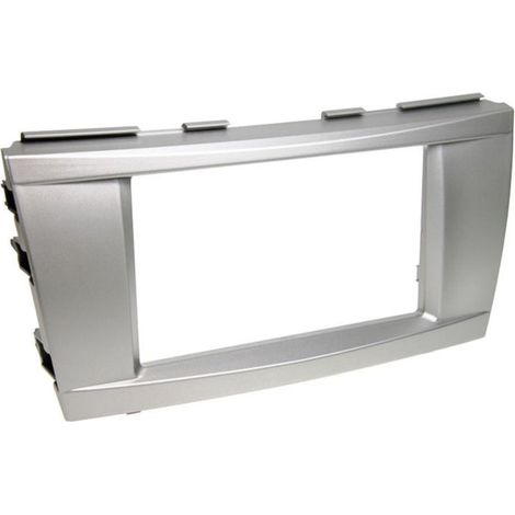 Facade autoradio 2DIN compatible Toyota Camry ap06 Argent