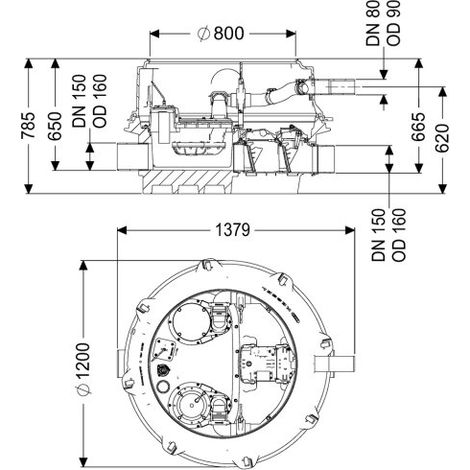 Système de relevage anti-refoulement KESSEL Ecolift XL