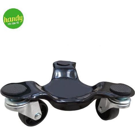 Base rotante Masidef a 3 ruote in acciaio nero portata 75 kg (1/3)