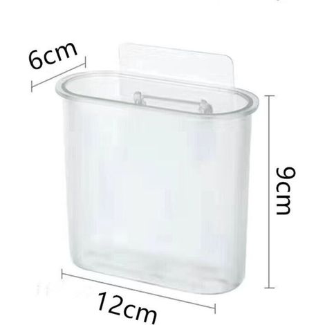 Soporte adhesivo de pared para cepillo de dientes sin necesidad de taladrar: soporte multifuncional para cepillo de dientes eléctrico, pasta de dientes y maquinilla de afeitar, diseño moderno y durade