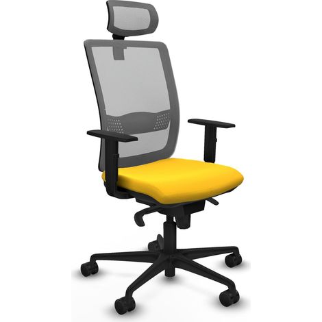 Silla piqueras y crespo Haches negro espuma alta densidad (1/2)