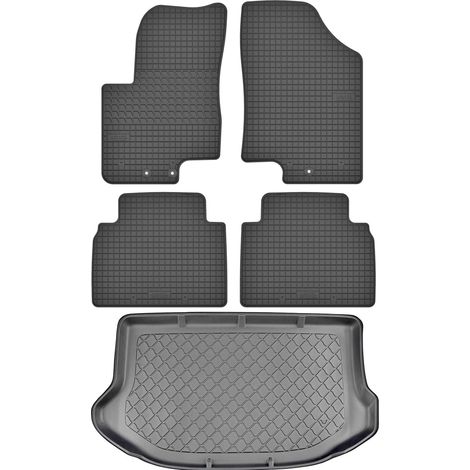 Set di tappetini in gomma per auto e tappetino per bagagliaio per Hyundai ix20 Minivan dal maggio 2010
