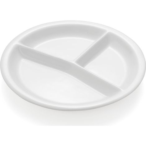 Assiette 3 compartiments Ø 26 cm HAMBURG SYSTEM lot de 3 - Was Germany (1/2)