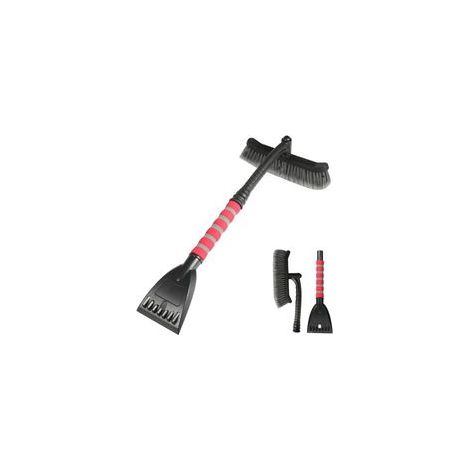 Brosse de pare-brise et grattoir à glace multifonction pour SUV et camions - Poignée ergonomique pour un déneigement facile en hiver (1/4)