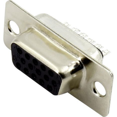 Connfly  DS1035-15FBNSISS D-SUB Buchse 180 ° Polzahl: 15 Löten 1 St.