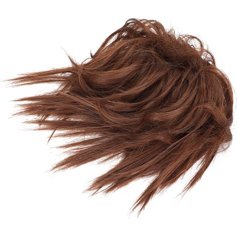 Élastique à cheveux avec extension intégrée pour chignon désordonné ou queue de cheval - Postiche capillaire femme (1/5)