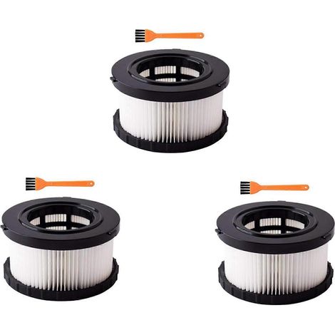 Lot de 3 filtres HEPA de rechange pour aspirateur eau et poussière Dewalt DC5151H, DC515 et DCV517. Accessoires de rechange (1/5)