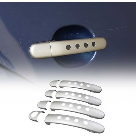OMAC Couverture de poignée de porte Compatible avec VW Golf 1998-2004 HB Break Acier Inoxy (1/5)