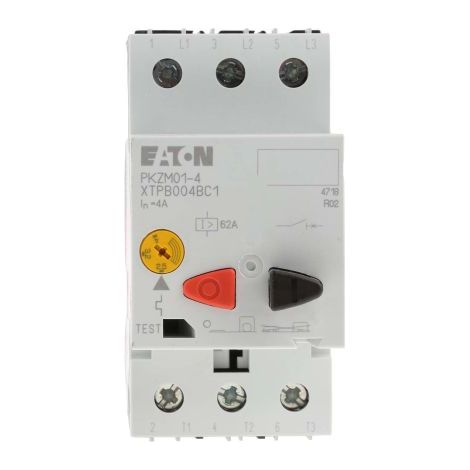Eaton PKZM01-4 Disjoncteur Protection Moteur 4A Noir Blanc