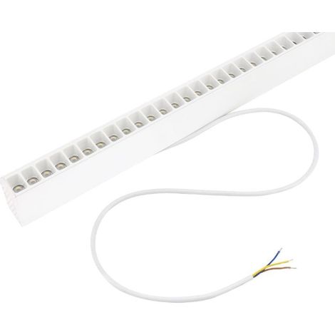 Linéaire Suspendu LED 30W 120cm UGR19 Blanc - Garantie 5 ans - Blanc Neutre (4000K - 5500K) - SILAMP (1/2)