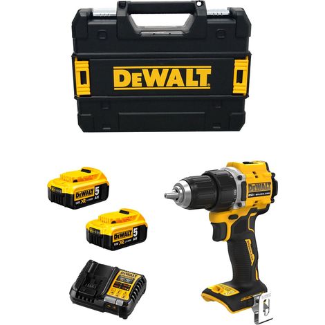 Taladro Atornillador DeWALT DCD794P2T (2 x 5,0 Ah + DCB1104 + TSTAK II)