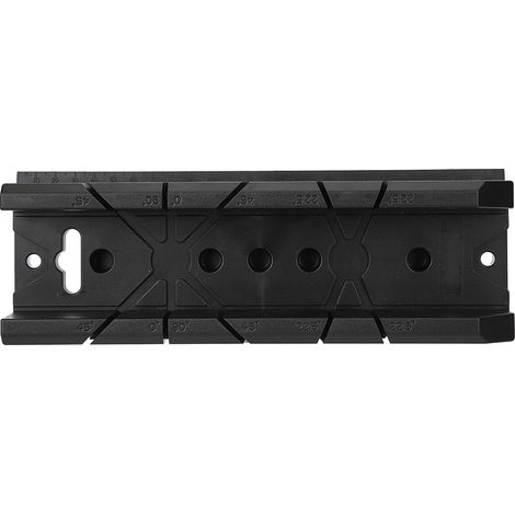 Coffret de Scie à Onglet Menuiserie 0/22,5/45/90° Outil de Coupe Oblique Bois et Plâtre (801) (1/4)