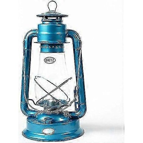 80 Lampada ad olio, Bufera, Uragano Lanterna illuminata in Blu (1/5)