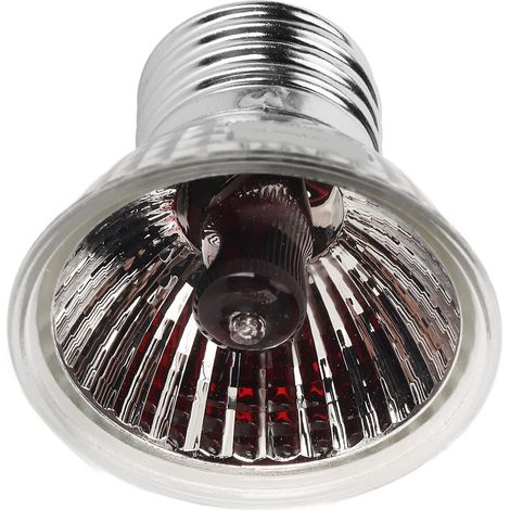 Lampe chauffante pour reptiles 25W E27 avec UVA/UVB et infrarouge pour lézards et serpents (220V) (1/5)