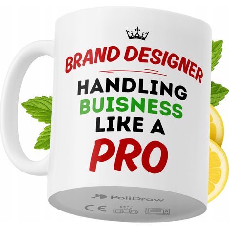 Lustige Kaffeetasse mit witzigem Textdesign für Markendesigner – ideal für Geburtstage, Namenstage, Feiertage und besondere Anlässe. Hochwertige Tasse für Zuhause, Büro und Arbeit. Farbe: Weiß, 330 ml