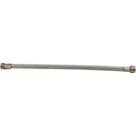 PL FLESSIBILE INOX M 1/2 F 3/8 40 CM 2 PZ