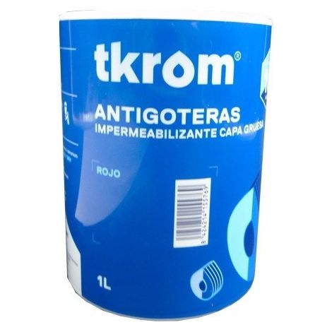 Impermeabilizante Antigoteras Tkrom rojo 1Lt