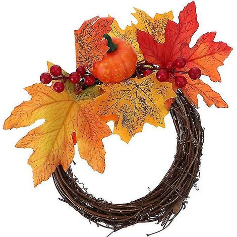 1 couronne de porte d'Halloween à suspendre pour décorations d'Halloween (1/3)