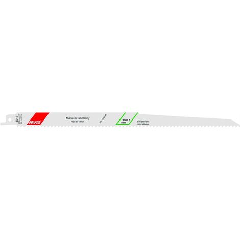 Lame de scie alternative MPS 4015, lot de 2, compatible avec les outils standard.