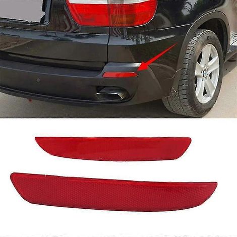 2 Stück Autozubehör für BMW X5 E70 2007 2008 2009 2010 Stoßstangenreflektor Rücklichtreflektorleiste (1/5)
