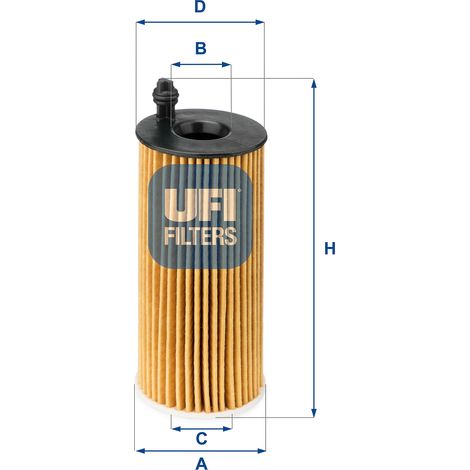 Filtro de aceite UFI 25.142.00