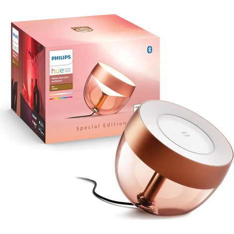 Philips Hue Iris Lampe de table (Cuivre) Lumière blanche et colorée - White and Color Ambiance (1/5)