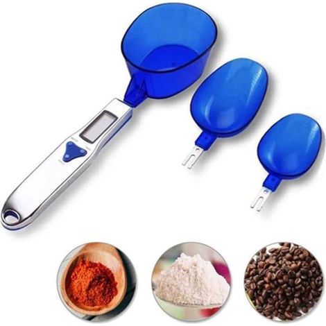 Balance de cuisine électronique portable et précise, numérique, pour tasse et cuillère, poids 500/0,1 g