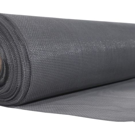 Moustiquaire Fenêtre 100x400cm Maille sans Percer Rideau Porte Anti Mouches Antimoustique, Moustiquaire Filet Écran Insecte Toile Moustiquaire Découpable, Anti-Mouche Moustiques Gris