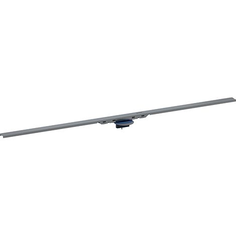 Geberit CleanLine - Canalina doccia 30-110 cm, cromo nero spazzolato 154.448.QC.2