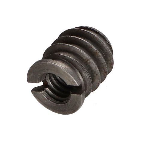 Insert fileté bois fendu Acier brut M8 Pas de 150 14X17