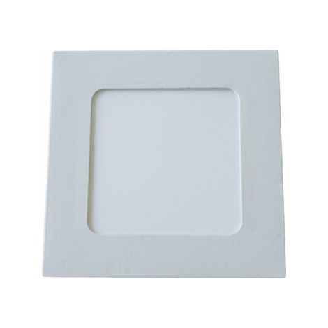 Downlight encastré carré blanc LED 6W 4000K Ecolight (1/2)